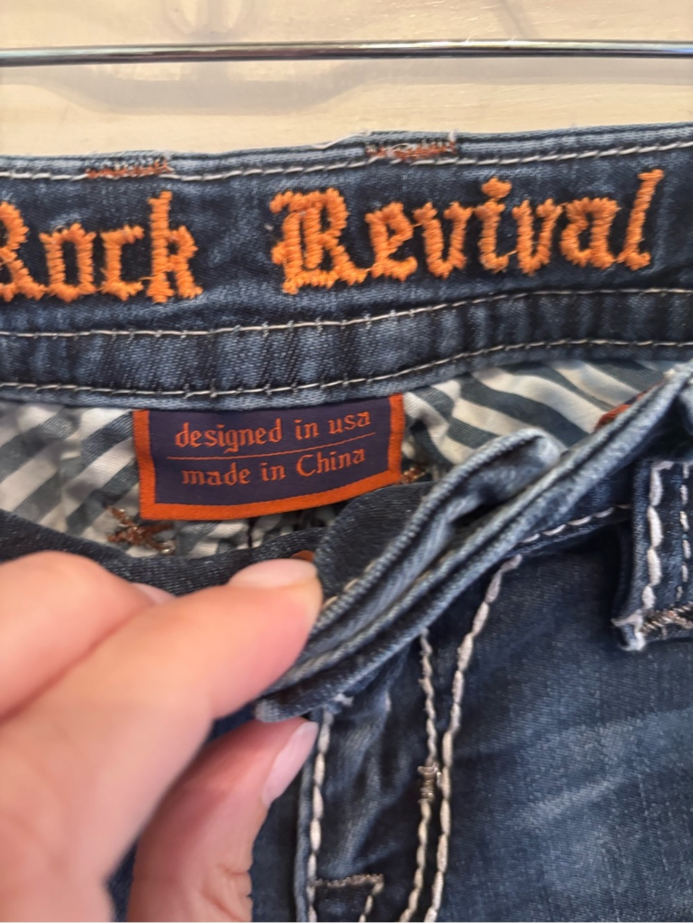 Rock Revival “Nancy” Cuffed Straight Leg Jeans - Picture 7 of 10